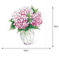 Painting By Numbers on Canvas Flower in Vase Hand painted Oil Picture