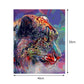 Oil Painting By Numbers Leopard Canvas Coloring Picture