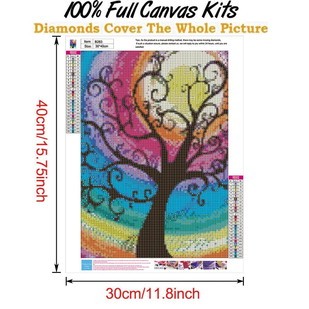 5D DIY Diamond Painting Kit - Full Round - Fantasy Tree
