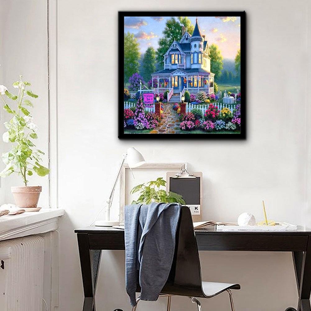 Diamond Painting - Full Round - Flower Villa