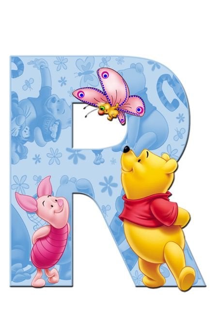 Square Beads Diamond Paintings Art Letter R Winnie The Pooh