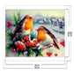 11ct Stamped Cross Stitch - Birds Flower( 40*30cm)