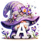 Diamond Painting - Full Round / Square - Letter A Gnome