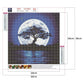 5D DIY Diamond Painting Kit - Full Round - Moon Tree A