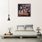 Rabbit Family and Sewing Machine 5D Diamond Painting Living Room Display