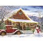 5D Diy Diamond Painting Kit Full Round Beads Snow Day