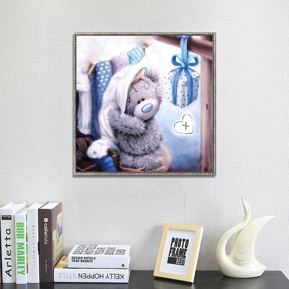 Diamond Painting - Partial Round - Bear B