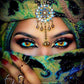 5D Diy Diamond Painting Kit Full Round Beads Masked Girl