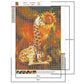 Diamond Painting - Full Round - Giraffe C
