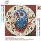 Diamond Painting - Full Round - Owl Clock
