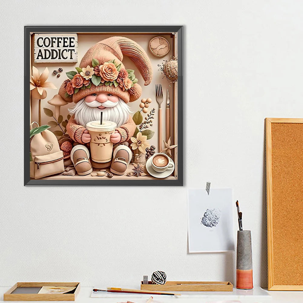 Diamond Painting - Full Round / Square - Coffee Addict Goblin