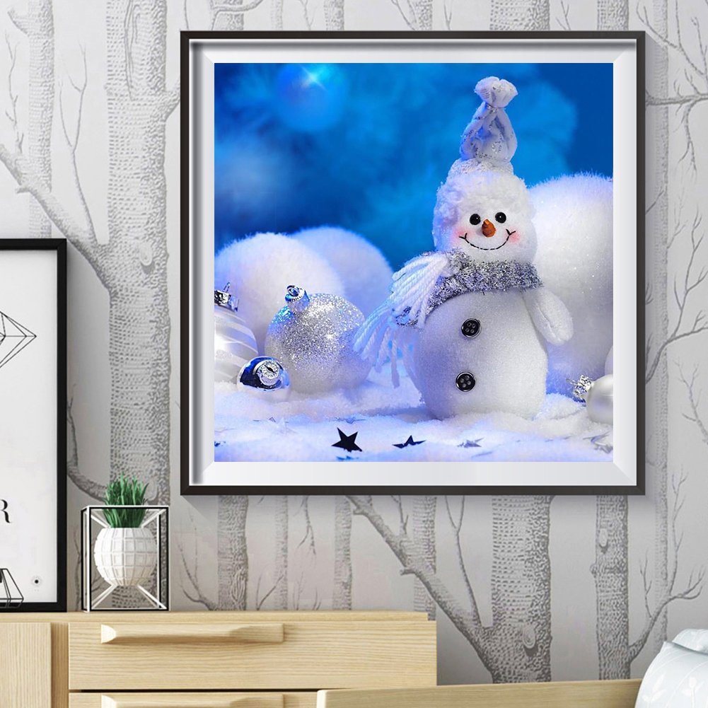 Diamond Painting - Full Round - Snowman F