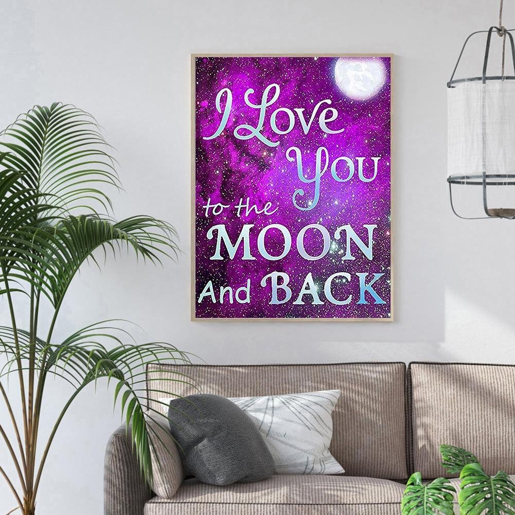 Diamond Painting - Full Round - Love You B