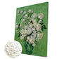 DIY Pearl Painting With Frame - Handmade Self-Adhesive Pearls - Vase (30*40cm) A