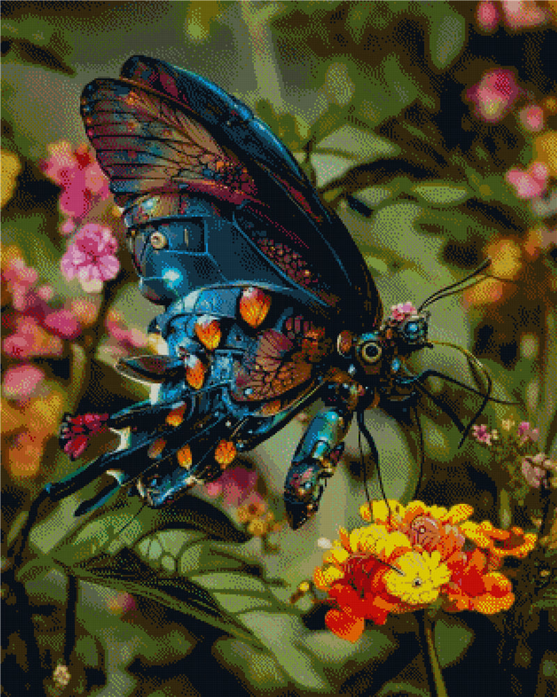 Full Round/Square Diamond Painting Kits | Butterfly 40x50cm 50x70cm