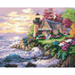 Sea House Paint By Number Oil Painting (40*50cm)