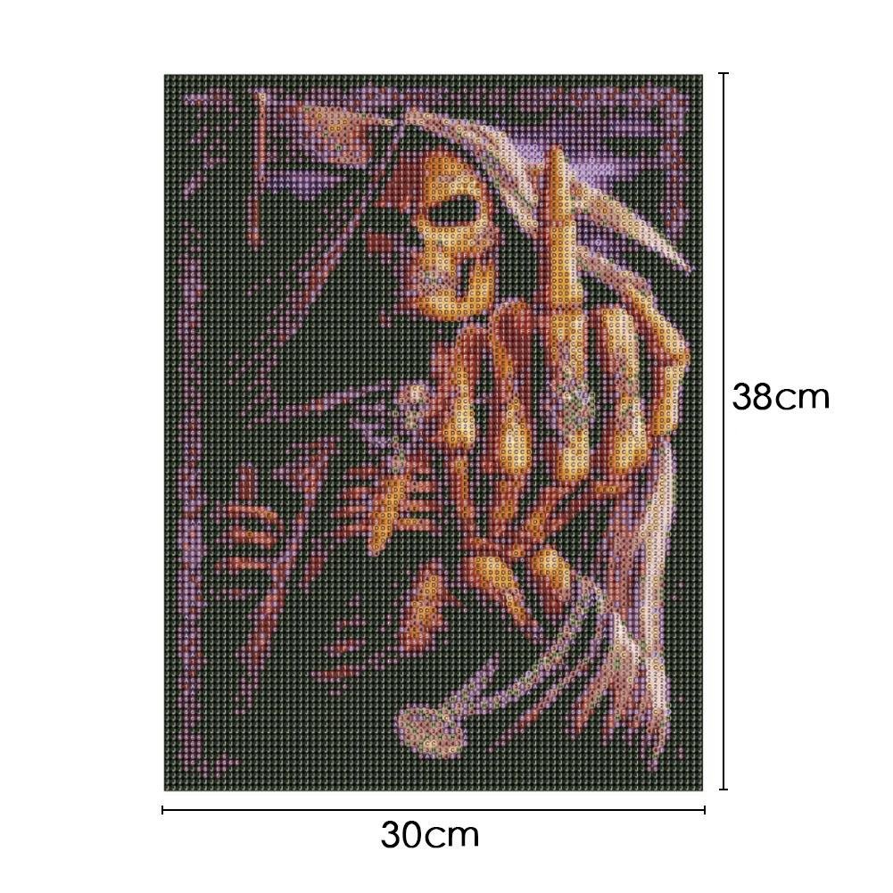 5D DIY Diamond Painting Kit - Full Round - Skull Man