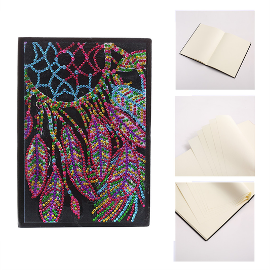 Diamond painting notebook |Feather