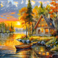 Diamond Painting - Full Round / Square - Sunset View 2