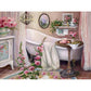 5D Diy Diamond Painting Kit Full Round Beads Sweet Bathroom