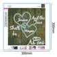 Diamond Painting - Full Round - Heart Letter