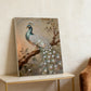DIY Pearl Painting With Frame - Handmade Self-Adhesive Pearls - Peacock (30*40cm)