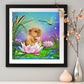 5D DIY Diamond Painting Kit - Full Round - Flower Mouse & Dragonfly