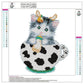 5D DIY Diamond Painting Kit - Partial Round - Cup Cat Baby