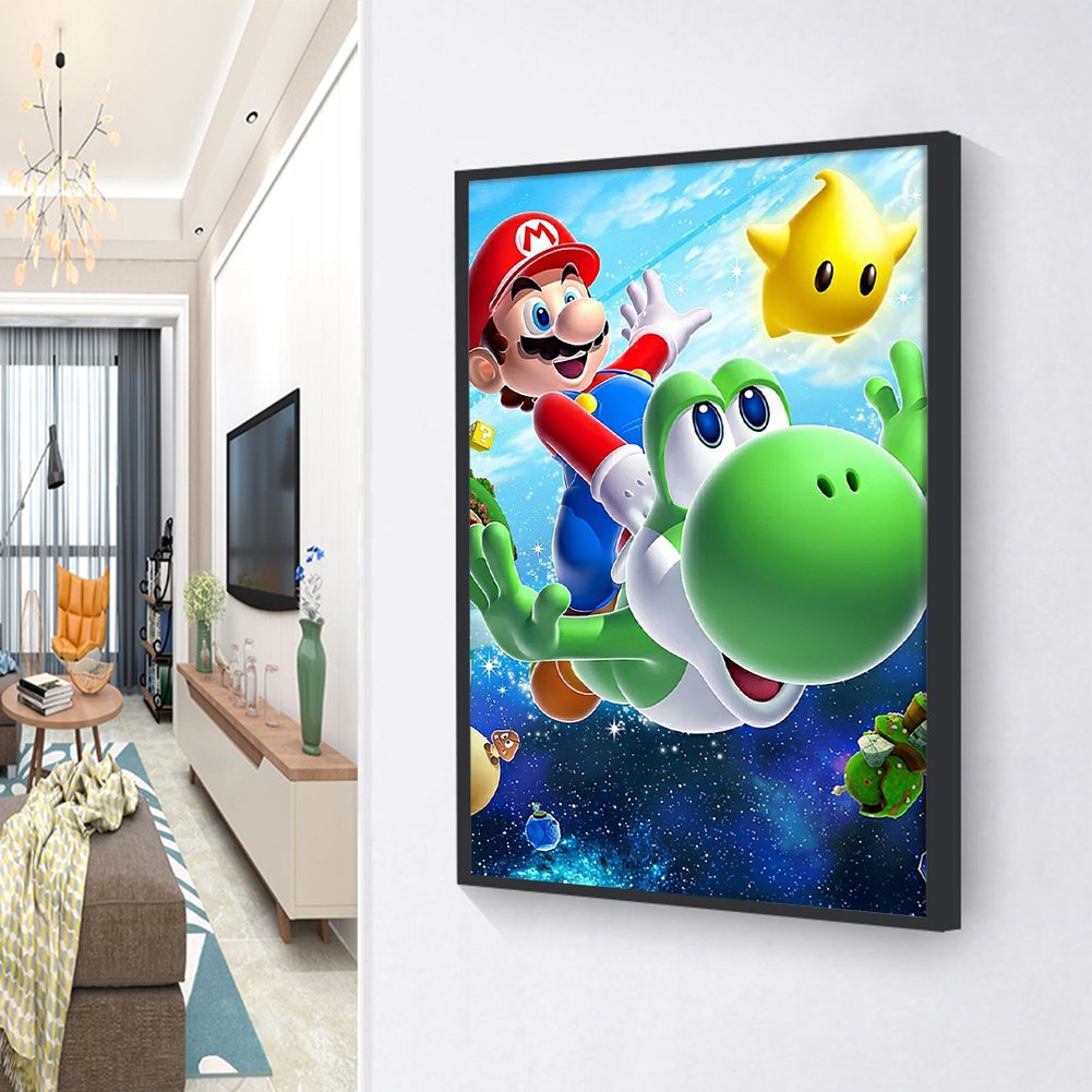 Diamond Painting - Full Round - Super Mario A
