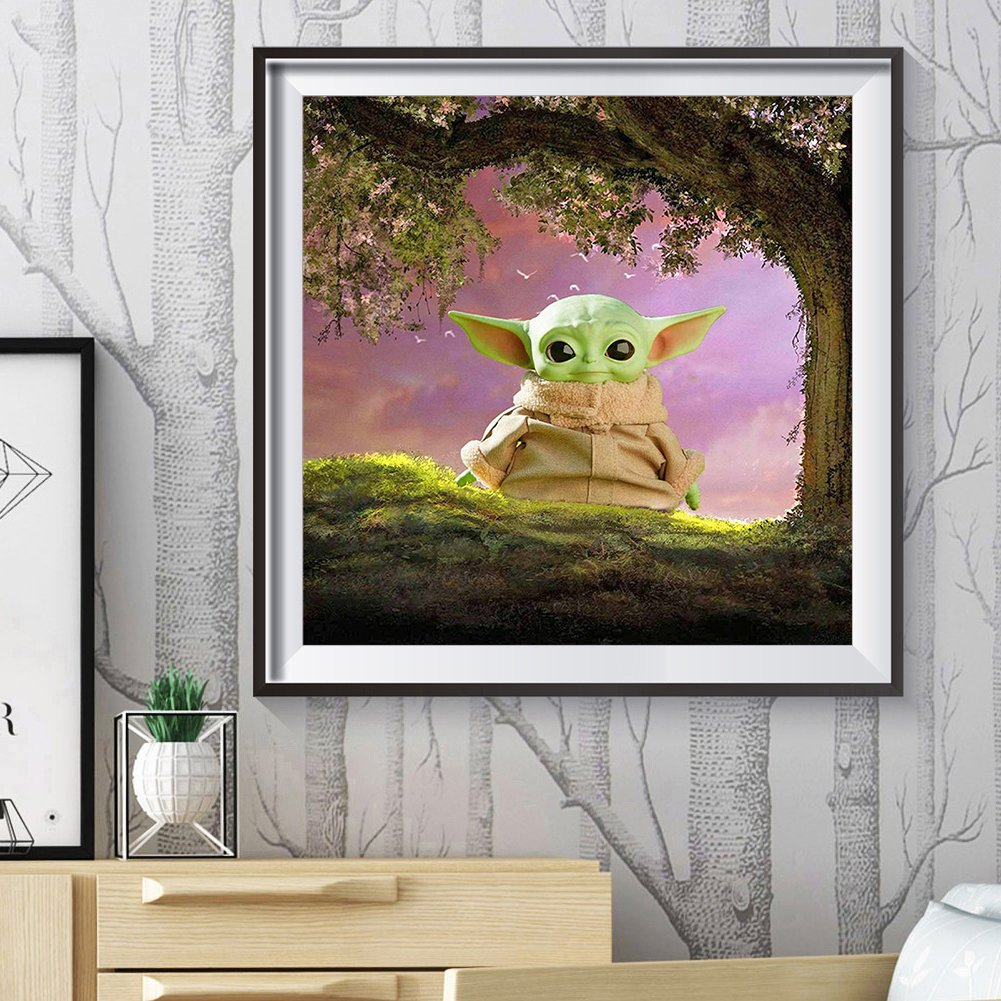 Diamond Painting - Full Round - Yoda A