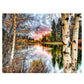 Diamond Painting Partial Round Forest Landscape