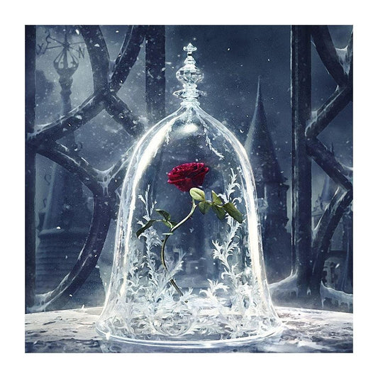 5D Diy Diamond Beads Art Full Square Resin Forever Rose