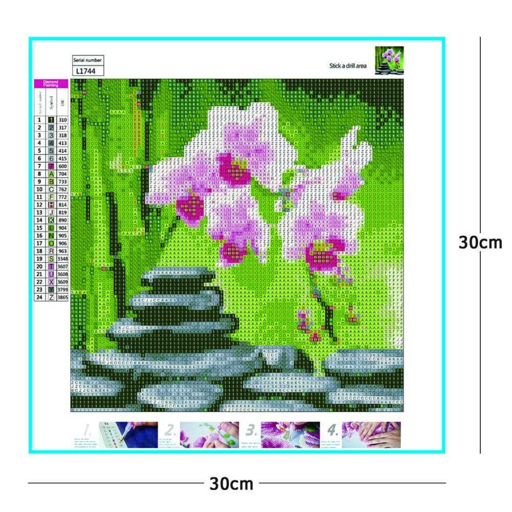 Diamond Painting - Full Round - Stone Flower