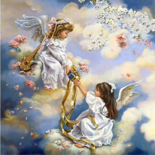 5D DIY Diamond Painting Kit - Full Round - Angel of Love
