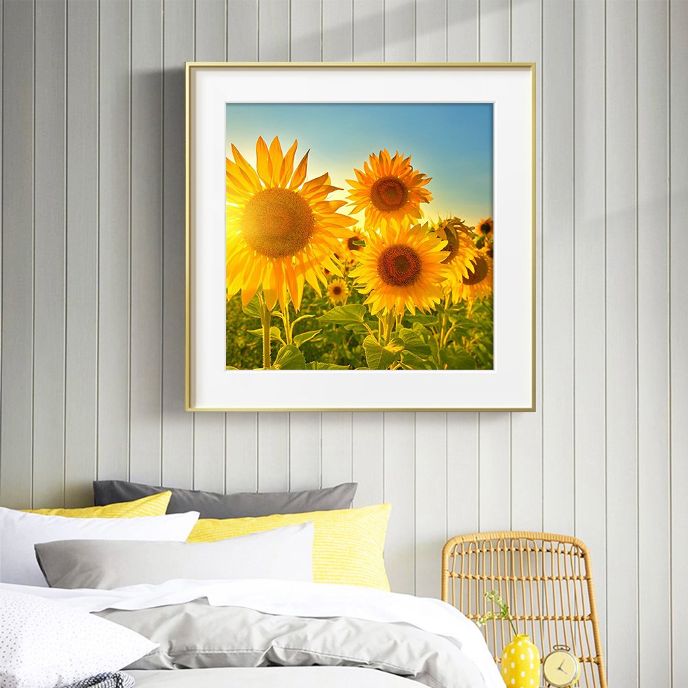 Diamond Painting - Full Round - Sunflower G