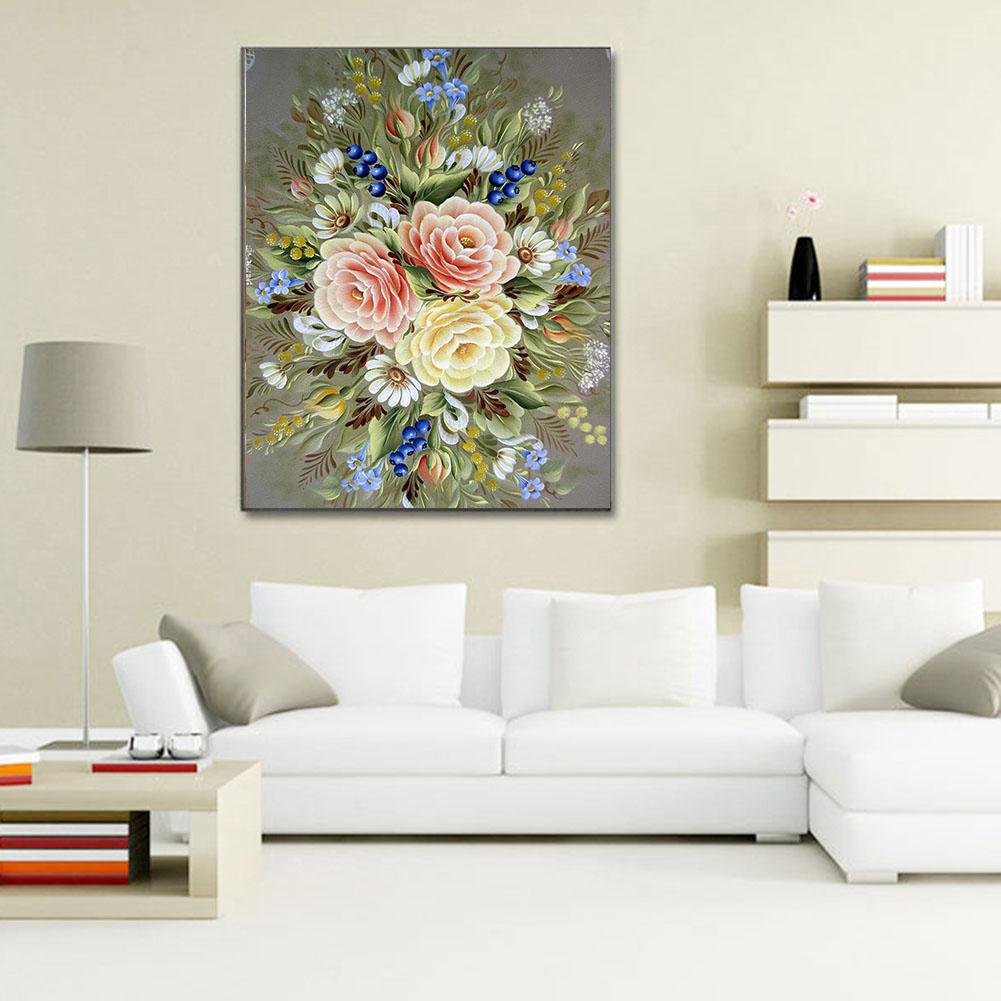 Diamond Painting - Full Round - Flowers M