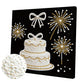 DIY Pearl Painting With Frame - Handmade Self-Adhesive Pearls - Cake (25*25cm)