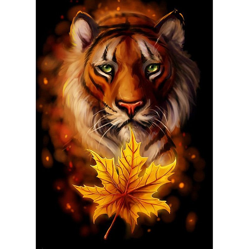 Tiger Diamond Mosaic Embroidery Kit 