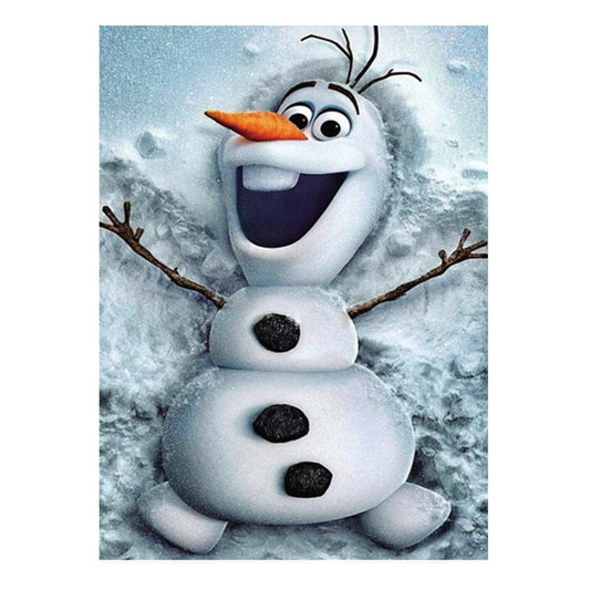 Diamond Painting Partial Round Cute Olaf