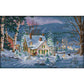 14ct Stamped Cross Stitch Snow House (55*37cm)