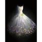5D Diy Diamond Painting Kit Full Round Beads Wedding Dress