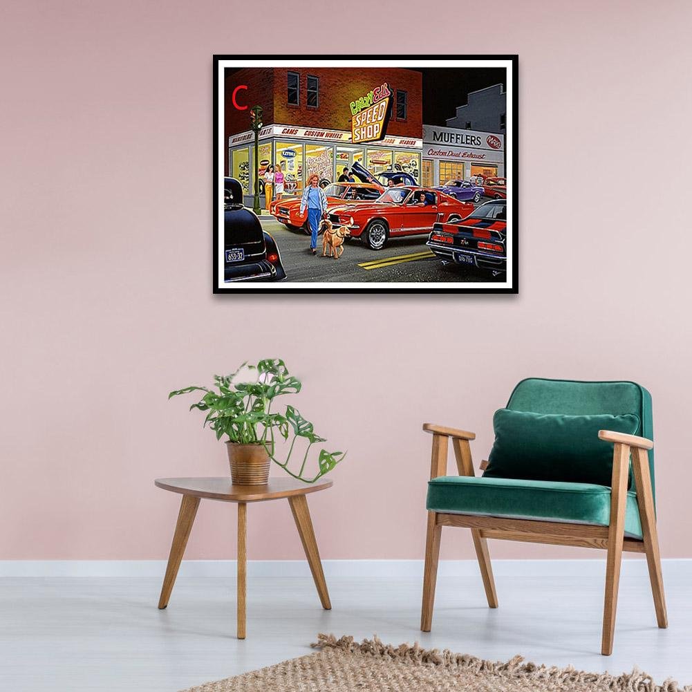 Diamond Painting - Full Round - Bustling City