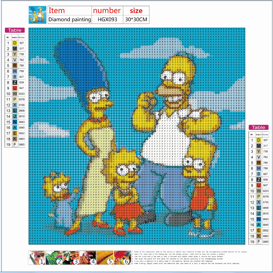 Diamond Painting - Full Round - The Simpson