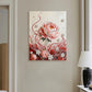 DIY Pearl Painting With Frame - Handmade Self-Adhesive Pearls - Rose (30*40cm) A