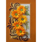 5D Diy Diamond Painting Kit Full Round Beads Paper Quilling Painting Flower(30*45cm)