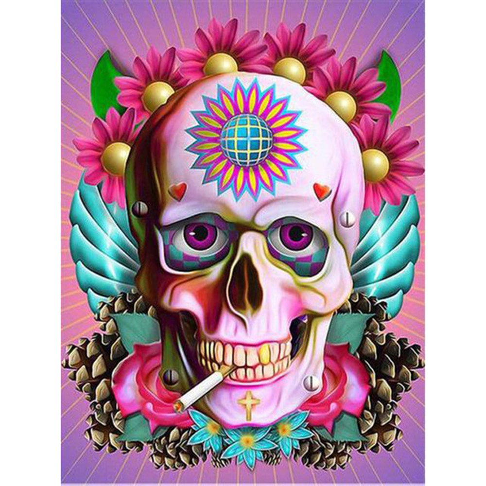 Diamond Paintings Art Full Drill Skull Head