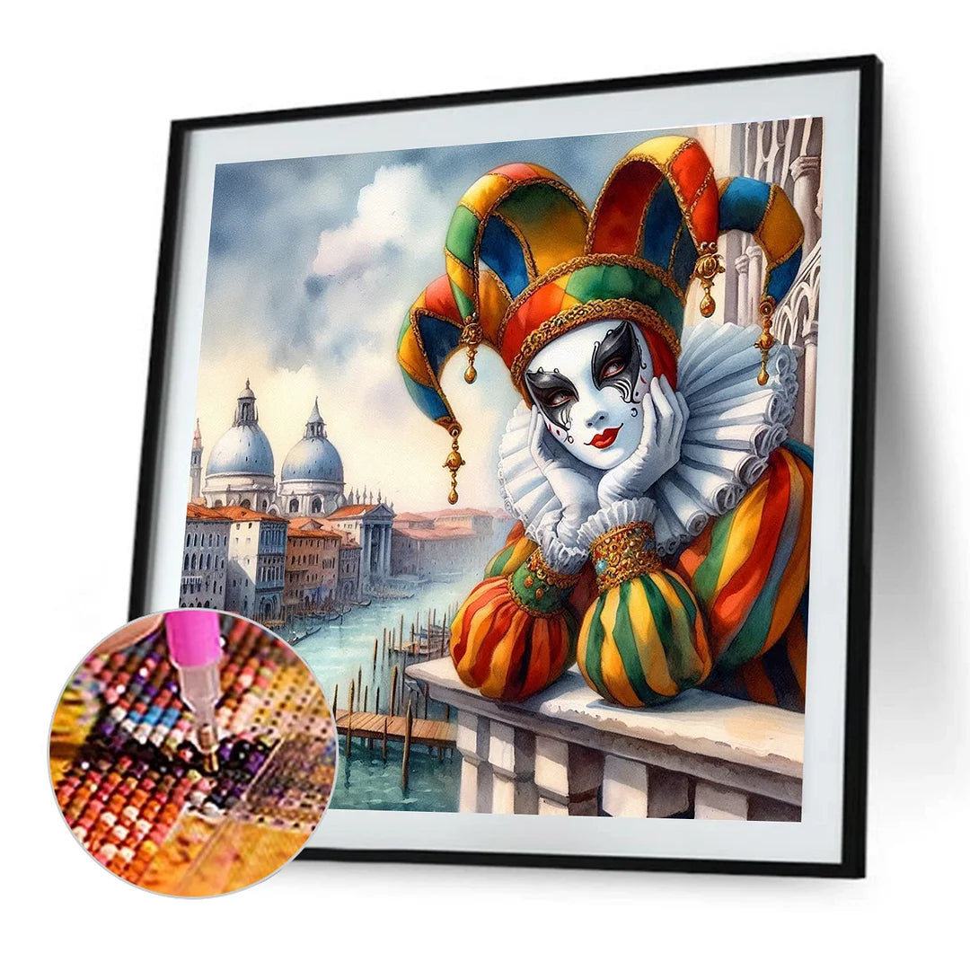 Diamond Painting - Full Round / Square - Riverside Clown
