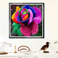 Diamond Painting - Partial Round - Colorful Rose