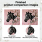 DIY Pearl Painting With Frame - Handmade Self-Adhesive Pearls - Horse (30*30cm) F