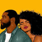 African Couple Full Round Diamond Painting Kits